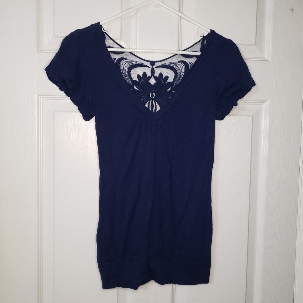 Charlotte Russe Navy Blue shirt